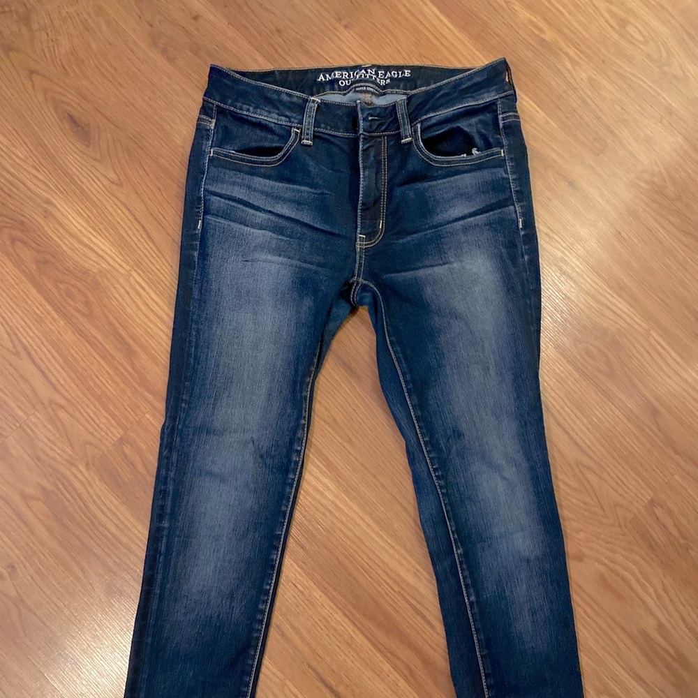 American Eagle Super Stretchy Indigo skinny jeans